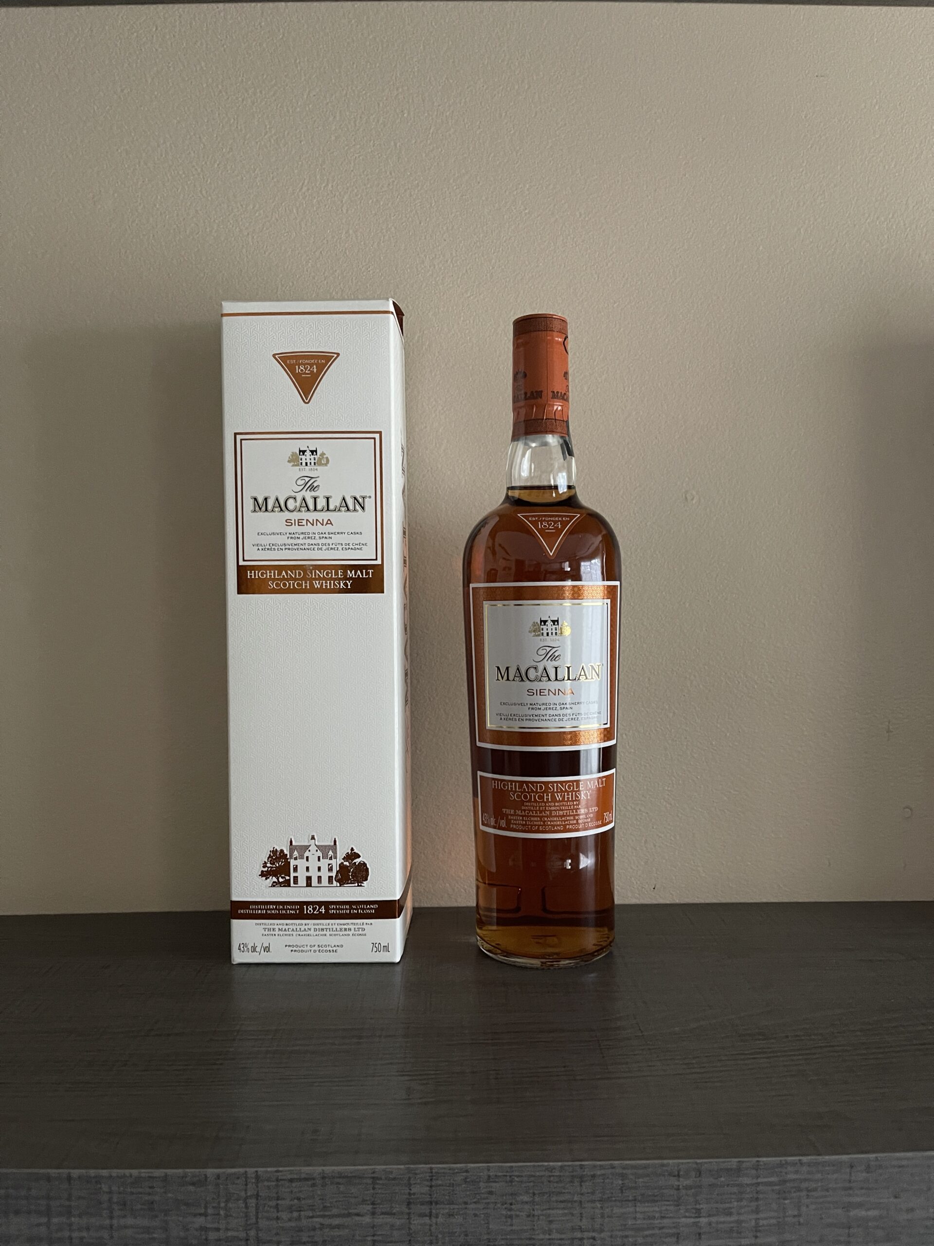 THE MACALLAN SIENNA, Highland Single Malt.